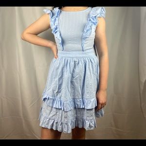 Baby blue dress
